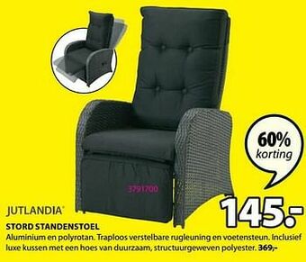 Jysk Stord standenstoel aanbieding
