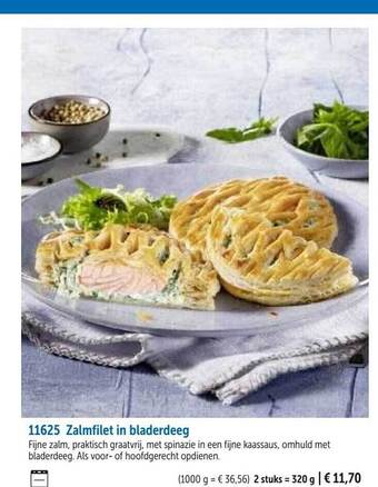 Zalmfilet in bladerdeeg