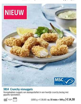 Crunchy visnuggets