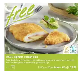 Kipfilets cordon bleu