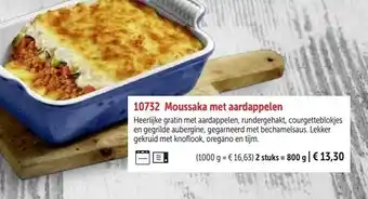 Moussaka met aardappelen