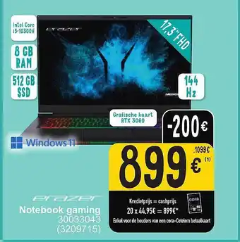 Erazer notebook gaming