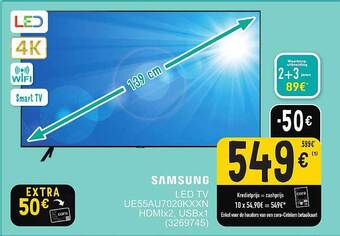 Cora Samsung led tv 139 cm aanbieding