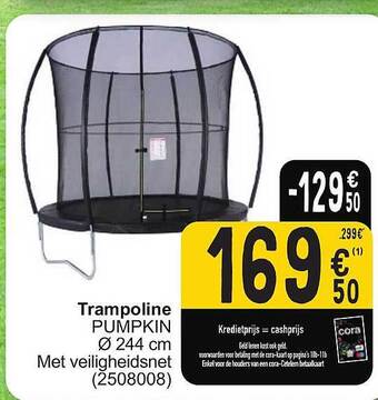 Trampoline pumpkin
