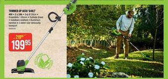 HandyHome Trimmer op accu 'g40lt' aanbieding