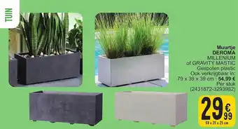 Cora Muurtje deroma millenium or gravity mastic aanbieding