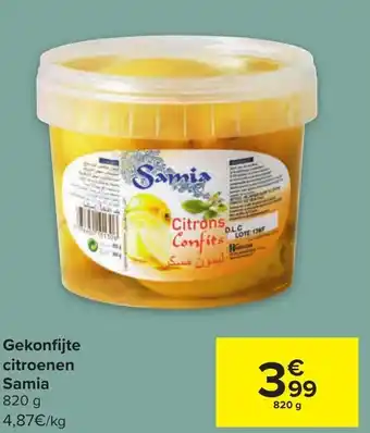 Samia gekonfijte citroenen 820 g