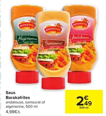 Barakafrites saus 500 ml