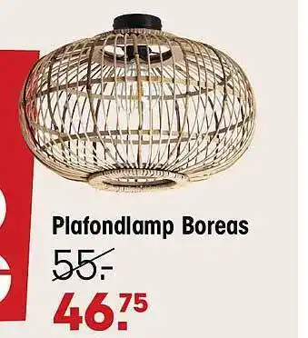 Kwantum Plafondlamp boreas aanbieding