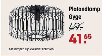Kwantum Plafondlamp gyge aanbieding