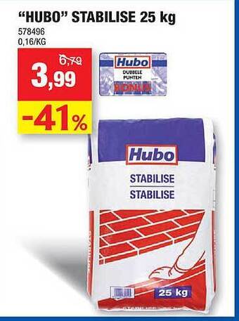 Hubo Hubo stabilise aanbieding