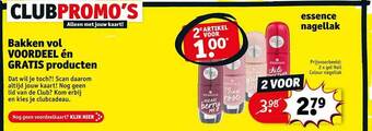 Kruidvat Essence nagellak aanbieding