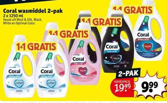 Kruidvat Coral wasmiddel aanbieding