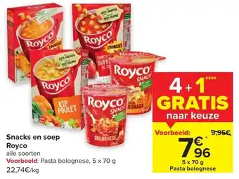 Royco pasta bolognese 5x70G 4+1 gratis