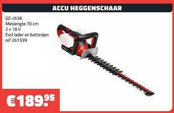 Accu heggenschaar
