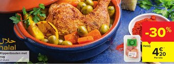 Carrefour Market Kippenbouten met Rug aanbieding