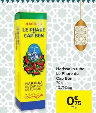 Harissa in Tube Le Phare du Cap Bon 70g