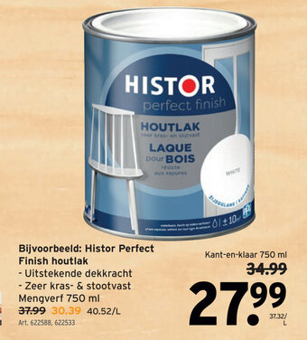 GAMMA Histor perfect finish houtlak 750ml aanbieding