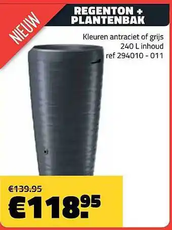 Bouwcenter Frans Vlaeminck Regenton + plantenbak aanbieding