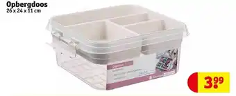 Kruidvat Opbergdoos aanbieding