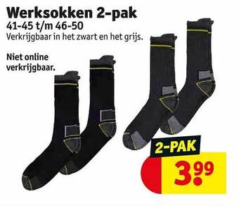 Kruidvat Werksokken aanbieding