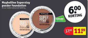 Maybelline superstay poeder foundation