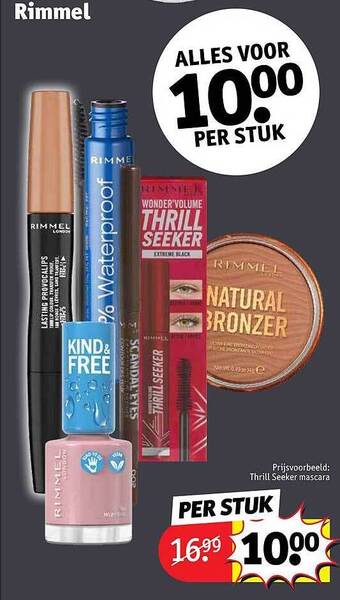Kruidvat Rimmel aanbieding