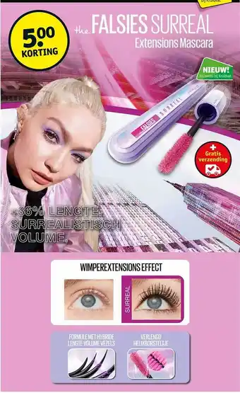 Kruidvat Falsies surreal extensions mascara aanbieding