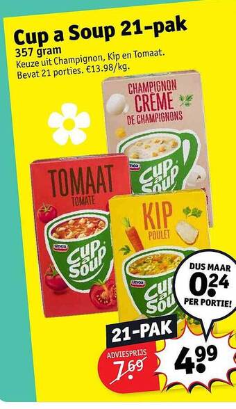 Kruidvat Cup a soup aanbieding