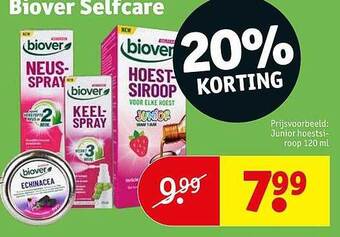 Kruidvat Biover selfcare aanbieding