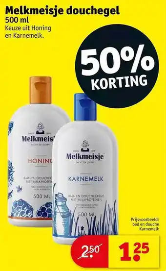 Kruidvat Melkmeisje douchegel aanbieding