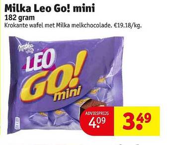 Kruidvat Milka leo go! mini aanbieding