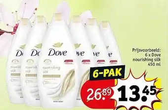 Kruidvat Dove nourishing silk aanbieding
