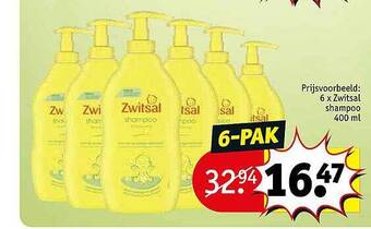 Kruidvat Zwitsal shampoo aanbieding