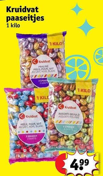 Kruidvat Kruidvat paaseitjes aanbieding