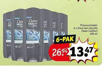 Kruidvat Dove men douche aanbieding