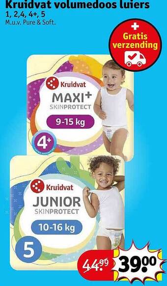 Kruidvat Kruidvat volumedoos luiers aanbieding