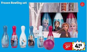 Kruidvat Frozen bowling set aanbieding