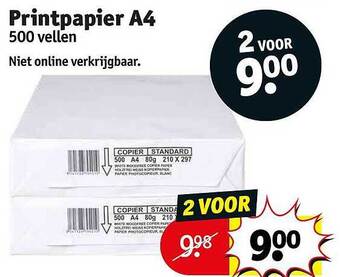 Kruidvat Printpapier a4 aanbieding