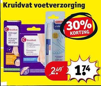 Kruidvat Kruidvat voetverzorging aanbieding