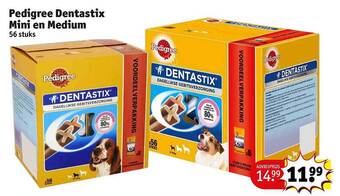 Kruidvat Pedigree dentastix mini en medium aanbieding