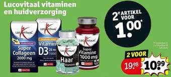 Kruidvat Lucovitaal vitaminen en huidverzorging aanbieding