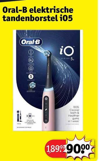 Kruidvat Oralb elektrische tandenborstel i05 aanbieding