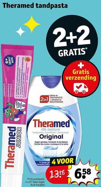 Kruidvat Theramed tandpasta aanbieding