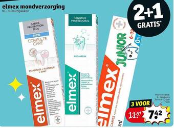 Kruidvat Elmex mondverzorging aanbieding