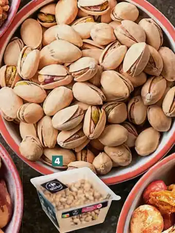 Geroosterde en Gezouten Pistachenoten Carrefour 500g