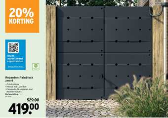 GAMMA Regenton rainblock zwart aanbieding