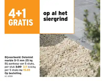 GAMMA Op al het siergrind aanbieding
