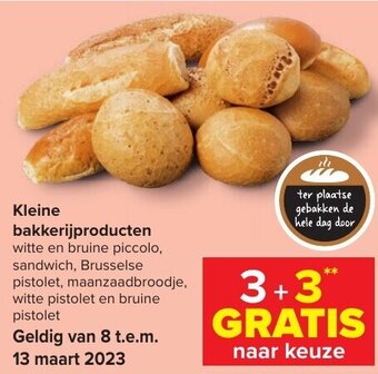 Carrefour Market Kleine Bakkerijproducten aanbieding