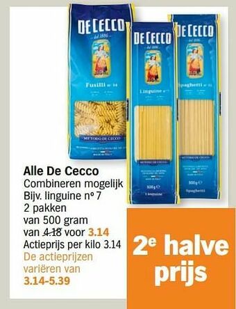 Albert Heijn Linguine no 7 aanbieding